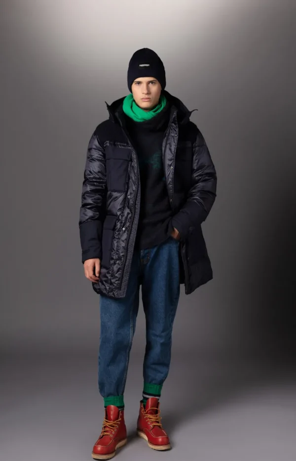 Freedomday Uomo*ANDREAS - ECO DOWN PADDING BLUENAVY