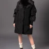 Freedomday Donna*CLAUDETTE - ECO DOWN ECO FUR BLACK